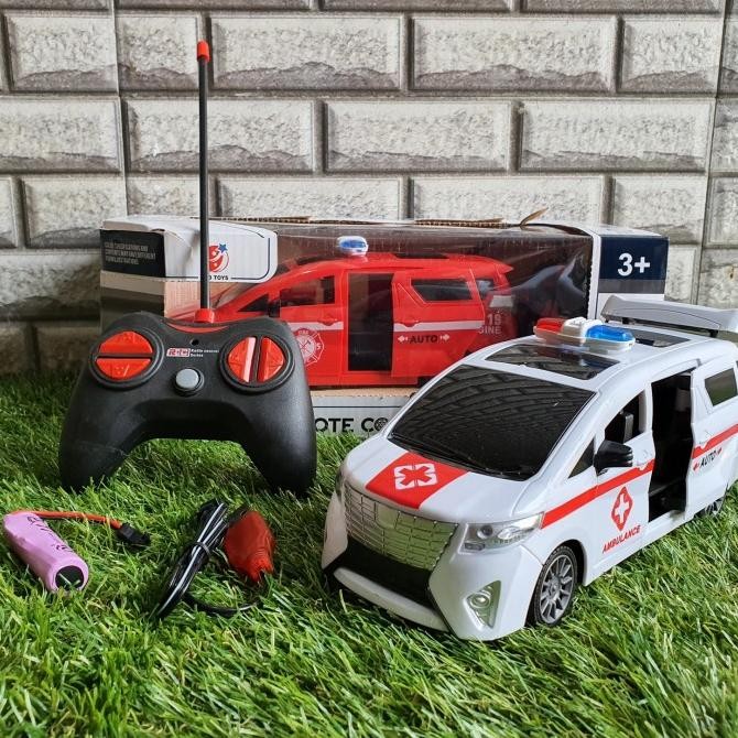Rc Car Alphard Ambulance- Mainan Mobil Remote Control - Kado Anak Termurah