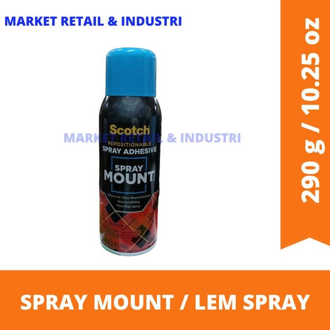 

3m spray mount adhesive lem spray scotch 6065 original