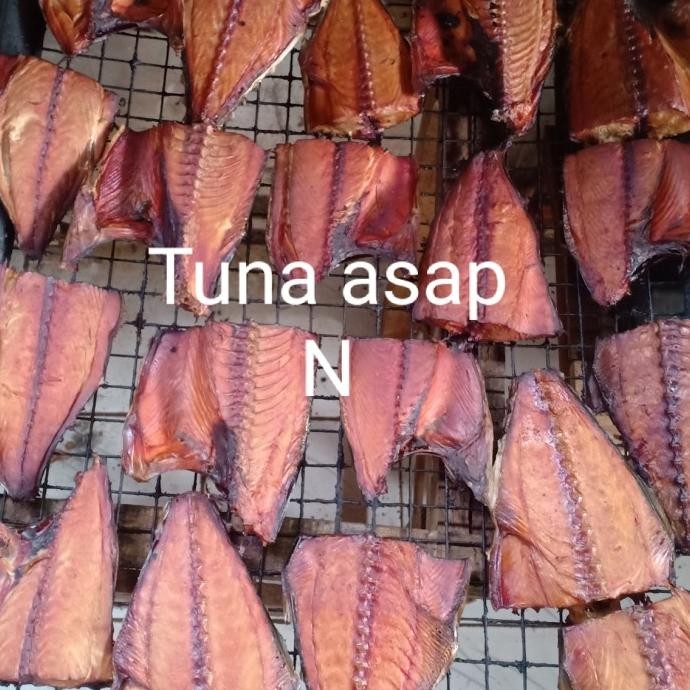 

Bisa SPK Tuna asap full badan tanpa kepala berat 500gr