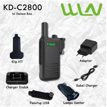 PAKET 10 UNIT Walkie talkie WLN KD-C2800 KD-C2800 WATERPROOF KD-C180