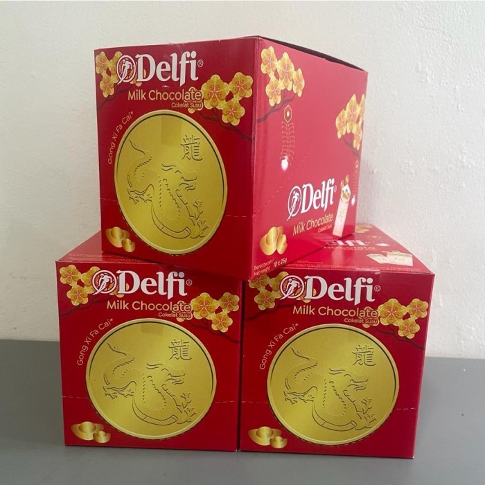 

Imlek BAGUS!!! DELFI BIG COIN CNY IMLEK CHINESE NEW YEAR BOX 10x25GRAM TAHUN Limited