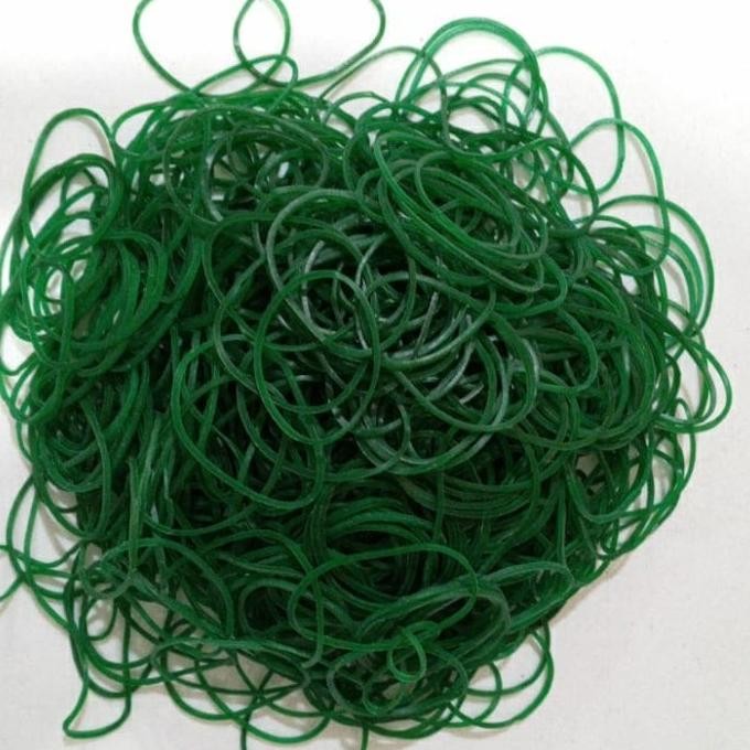 

karet gelang warna hijau 1 kg !!