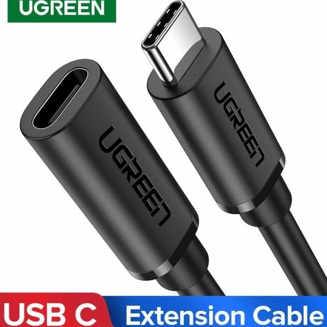 TERMURAH - UGREEN Kabel Extension Type-C Male to Type-C Female