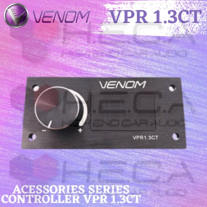 Venom VPR 1.3CT Remote Controller DSP Control Remot Processor Setting
