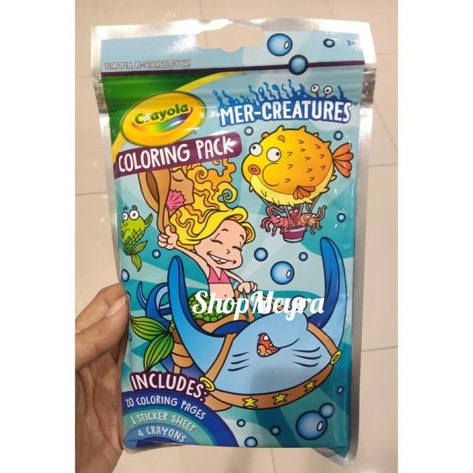 

Crayola Coloring Pack Cosmic Cats / Mer-Creatures - Satuan