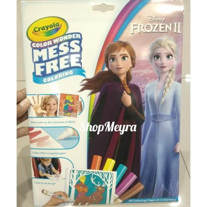 

Crayola Color Wonder Mess Free Coloring Frozen 2 - Mainan Mewarnai