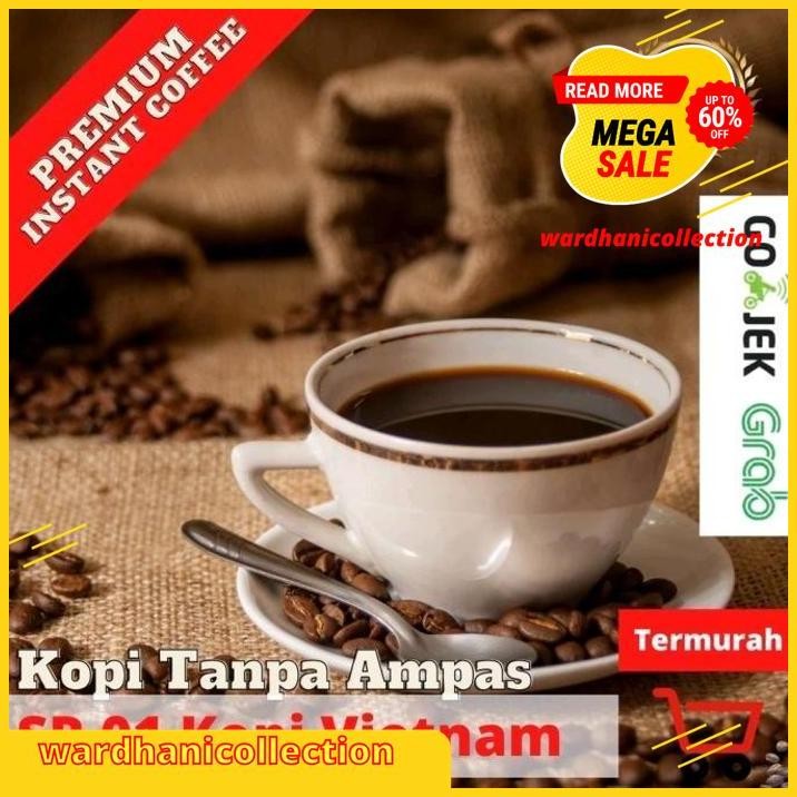 

INSTANT COFFEE 100 G / BUBUK KOPI SPRAY DRIED TANPA AMPAS (SR01) BEBAS ONGKIR !