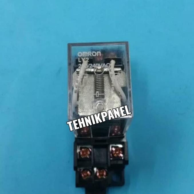 Promo RELAY OMRON LY2 220V + SOCKET/OMRON LY2 220V 10A COD