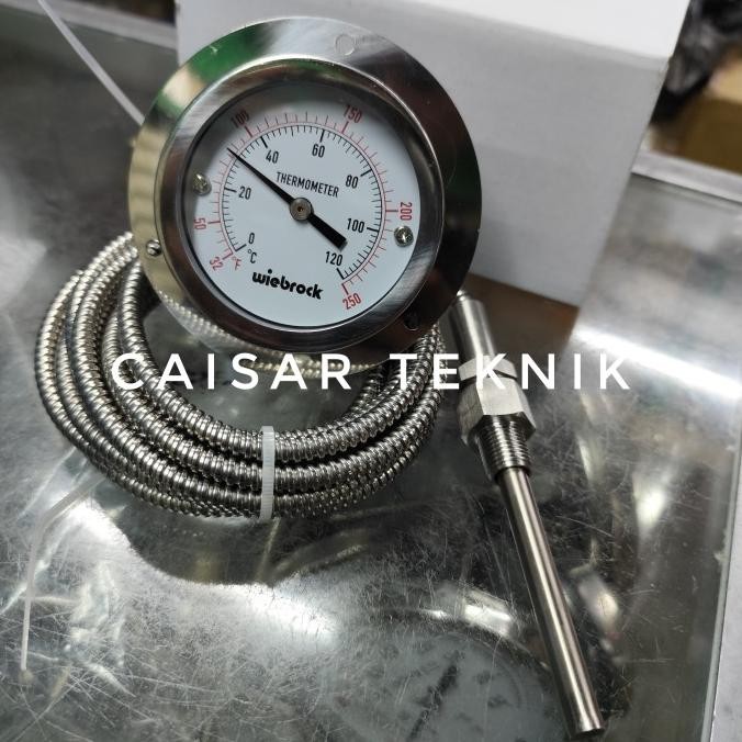 Sale Thermometer Kapiler 2.5" Inch 120C Wiebrock Stainless