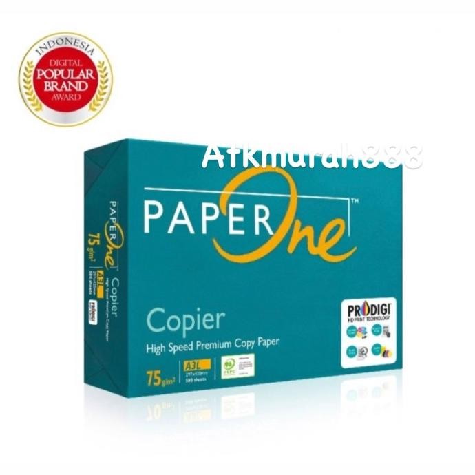 

TERBARU - Paperone A3 75 gram /khusus Gosend Grab / Kertas HVS Paling Murah/Box