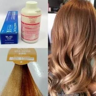 matrix wonderlight gold copper + oxidant wl GC wonder light cat rambut