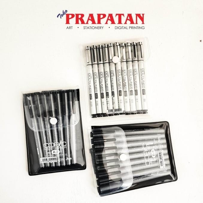 

Copic Multiliner Black Set | Drawing Pen GT