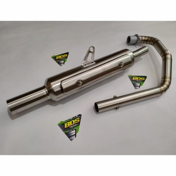 Knalpot Custom Kawasaki W175 Stainless Fullsystem