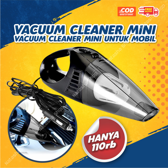 Vacuum Cleaner Mobil Mini Penyedot Debu Mobil Kabel Daya Hisap Kuat TERLARIS