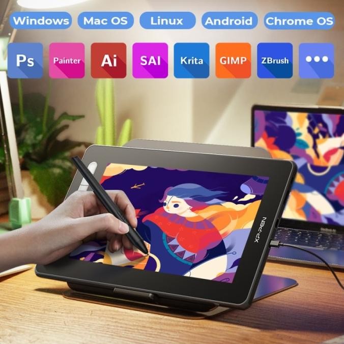 

Xp Pen Artist 13.3 PRO Drawing Monitor Pen Alternatif Cintiq RESMI GT