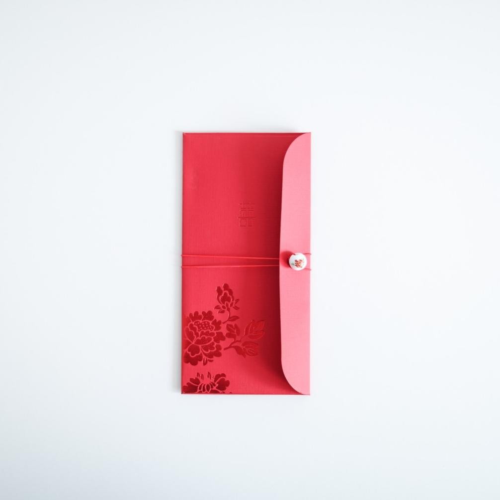 

GHT 1 PACK ISI 5 Angpao merah xuang xi amplop uang pernikahan nikah double happiness