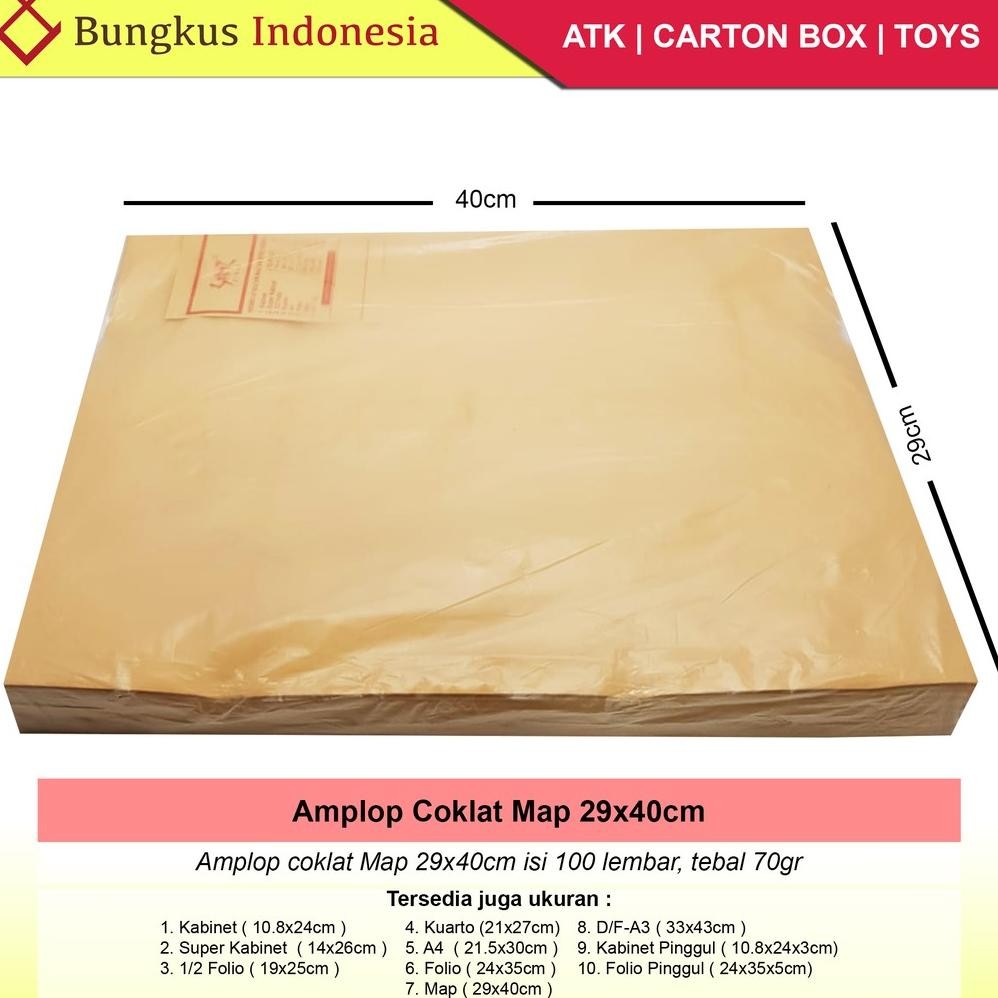 

GHT Amplop Coklat Map ( 29x40cm )
