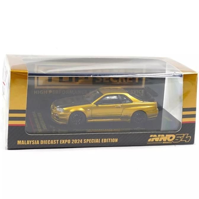 Inno Nissan Skyline GT-R R34 Top Secret MDX Malaysia Diecast Expo 2024