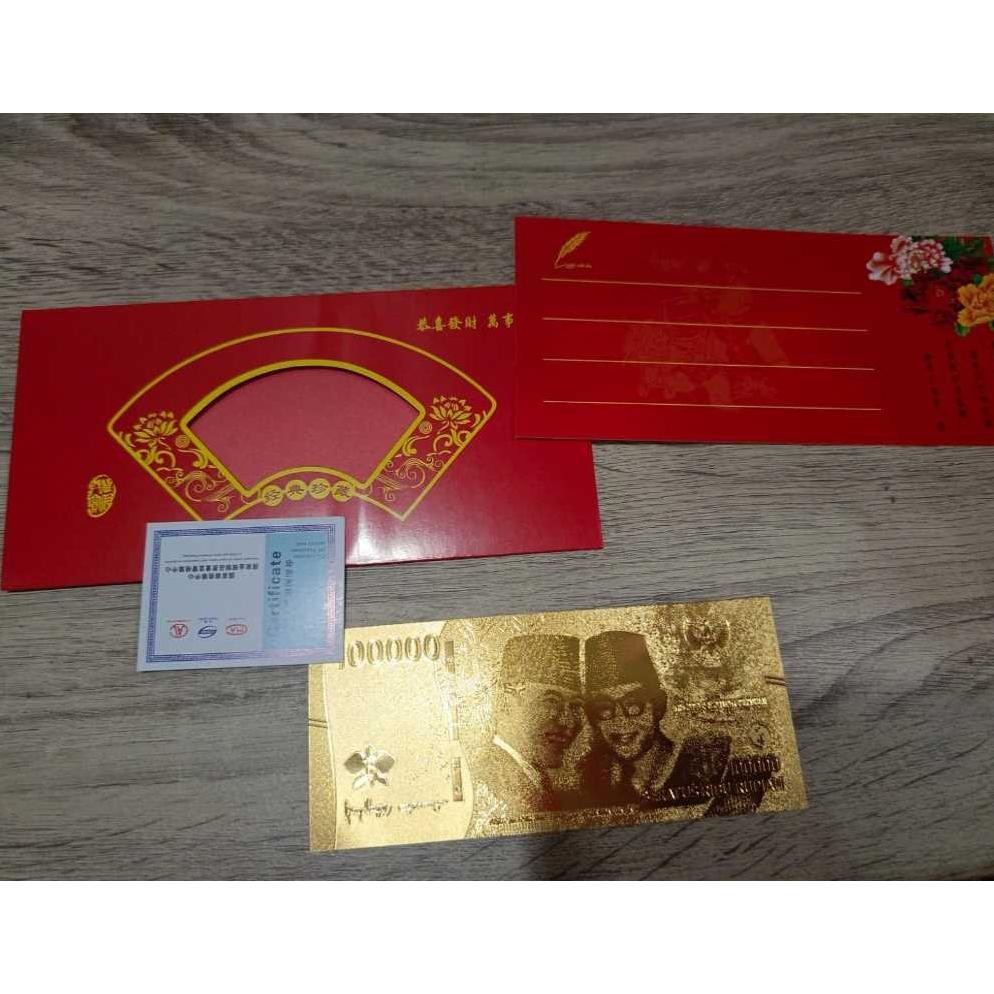 

GHT Angpao Emas Uang 100.000 Amplop Imlek + Sertifikat + Kartu Ucapan