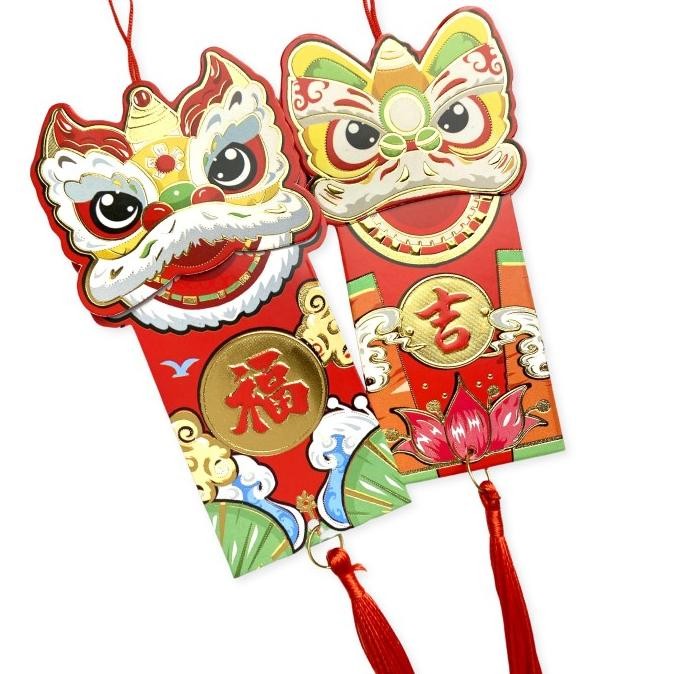 

TERBARU SCOOP ANGPAU HONGBAO GANTUNG IMLEK CNY BARONGSAI (6PCS MIX) 65024901 !!!!!