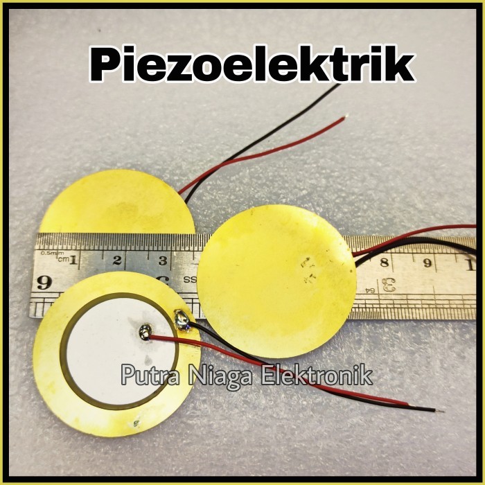 TERPERCAYA Piezo Electric 35mm lengkap dengan kabel 15cm buzzer elektrik passif