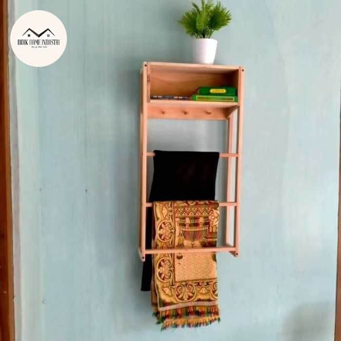 Rak Mukena Sajadah Minimalis Murah Rak Buku Rak Handuk Rak Gantung