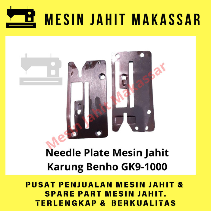

\"\"\"\] Original Termurah Plat Jarum Mesin Jahit Karung Benho GK 9-1000 / Needle Plate Mesin Jahit