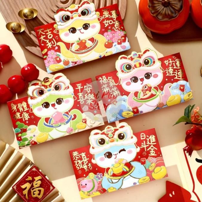 

*****] Angpao Imlek Ular 2025 Angpau YS 3D Dompet Glossy H. 3D Shio Ular Grosir Snake Timbul 2025 Hongbao Grosir Murah isi 6 pcs Tebal Grosir Motif Karakter Berkualitas Bahan Terbaik
