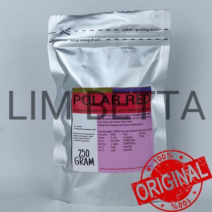 Artemia Polar Red 250Gr / Artemia Polar Red Shell Free