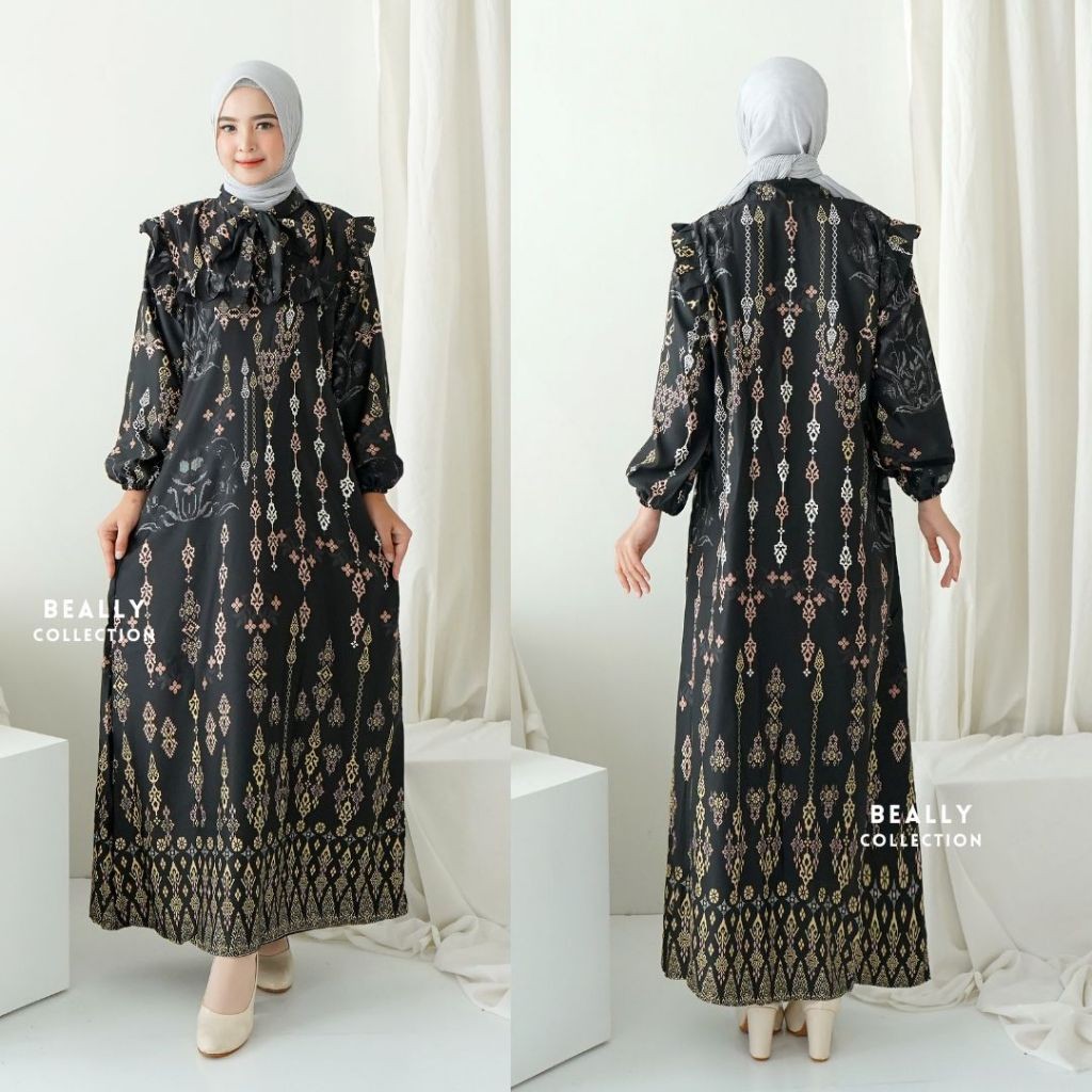 Gamis Lebaran 2025 Dress Muslim Remaja Bsju Muslimah Ganis Remaja Hari Raya Ghamis Pesta Kondangan P