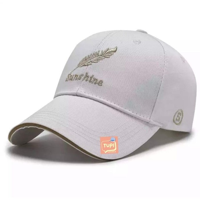 Topi Topi Baseball Bordir Sunshine Pria Wanita Out Door Terlaris - Bahan Cotton Unisex - Lingkar Kep