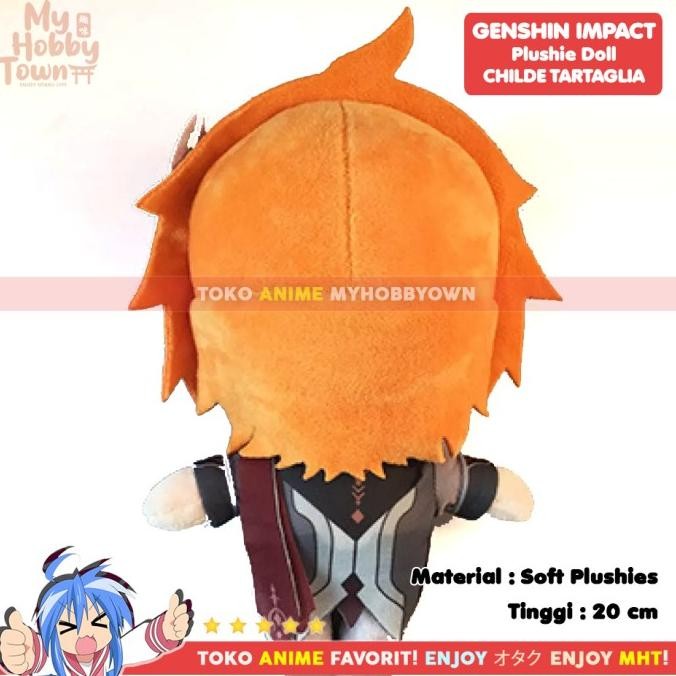 Boneka Anime Karakter Childe Tartaglia Plushie Doll [terbaik]