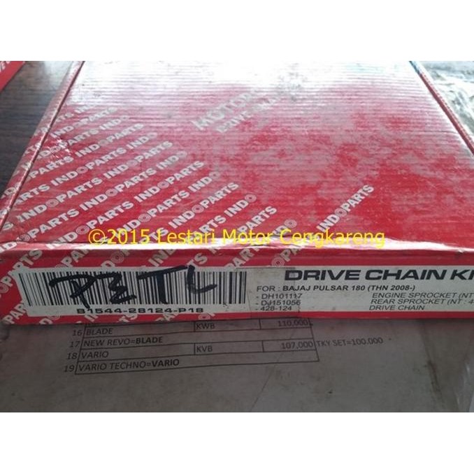 Baru Gearset Bajaj Pulsar 180 CC 2008 Indopart Komplit lesmo99