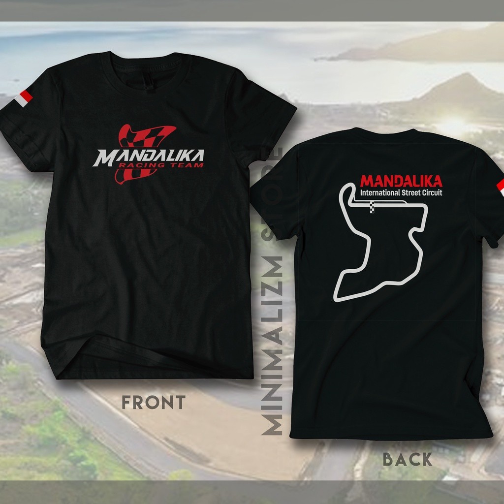 KAOS MANDALIKA RACING TEAM TSHIRT MOTO GP BAJU SIRKUIT LOMBOK INDONESIA