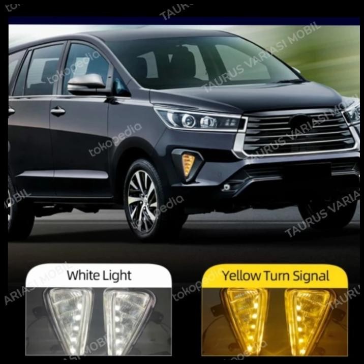 TERBARU DRL TOYOTA INNOVA INOVA 2021 REBORN LAMPU LED BUMPER