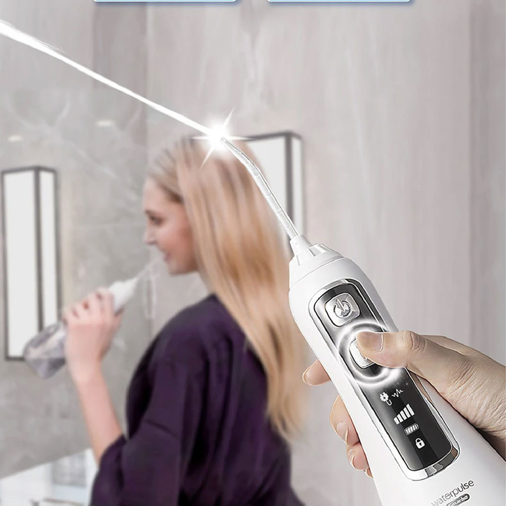 

- Waterpulse Dental Flosser Semprot Pembersih Gigi 5 Mode 320ml - V580 -