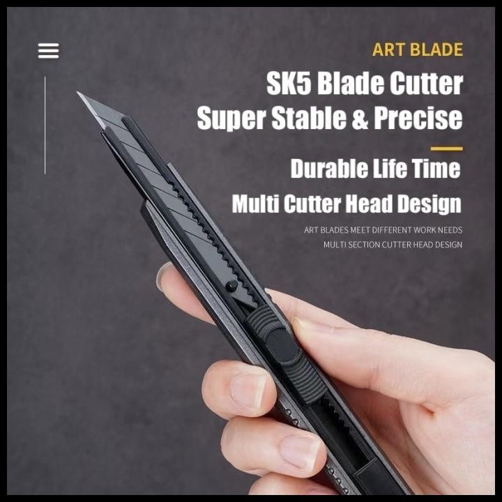 

Super Sharp Slim Cutter Sk5 Anti Karat Praktis Pisau Multipurpose Nyaman Digunakan