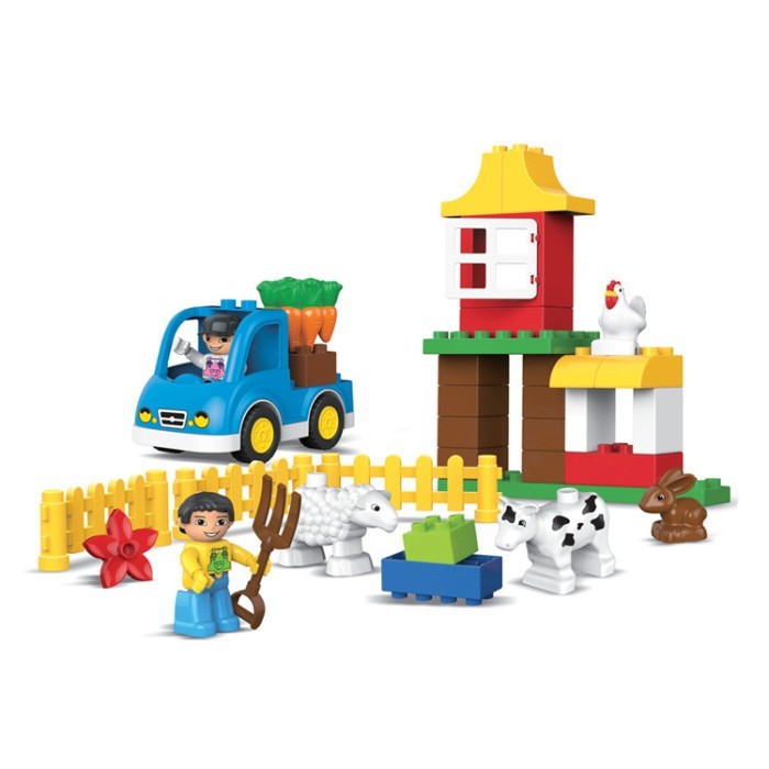 

Sholikha - Lego Duplo Lookalike Happy Farm Mainan Anak Balita Edukasi Block 39Pcs