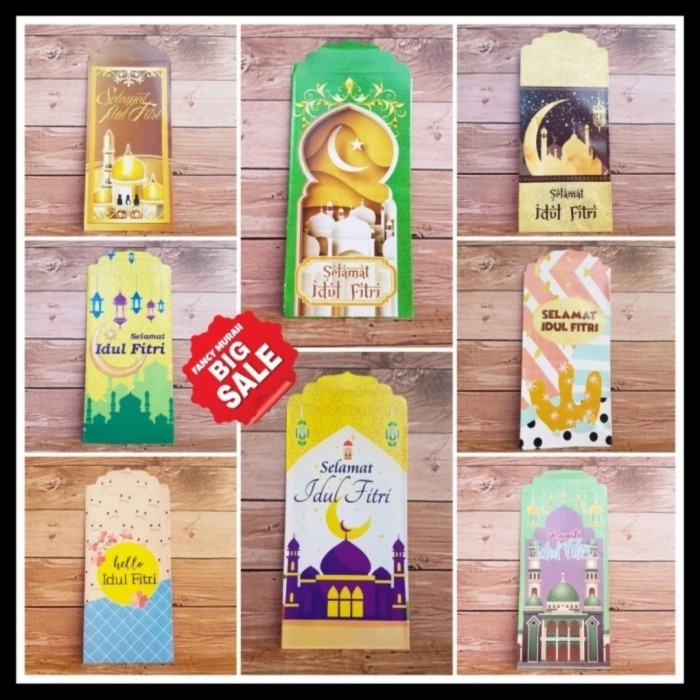 

Penawaran Spesial (Sale) 10 Lembar Amplop Lebaran Jumbo / Panjang Sdw