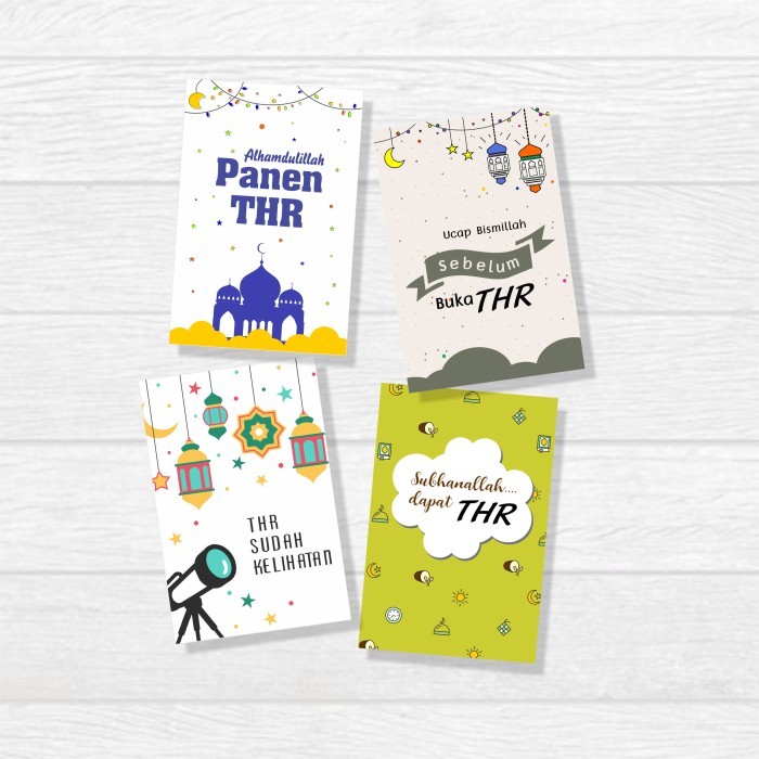 

New Arrival Amplop Lebaran Hari Raya Idul Fitri Lucu Unik Mewah Murah (Campur/Mix) Zuk