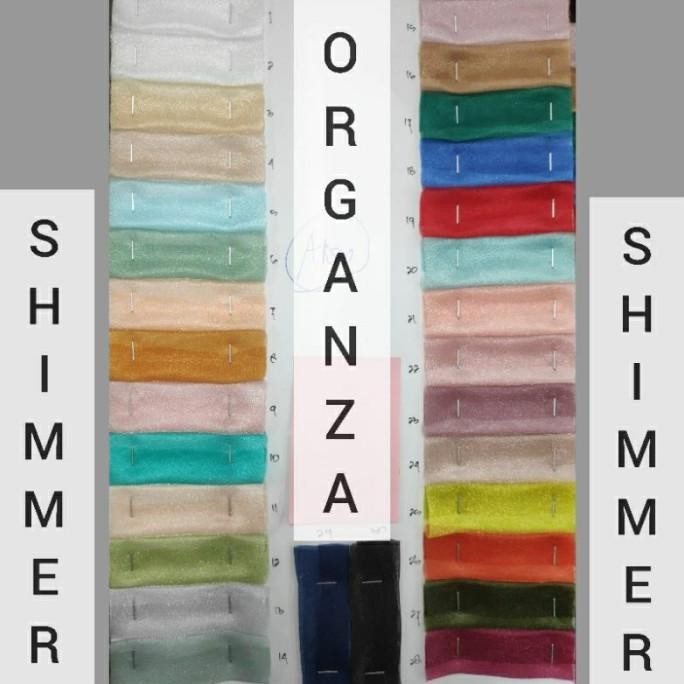 @#@#@#] Kain Organza Shimmer Metalik