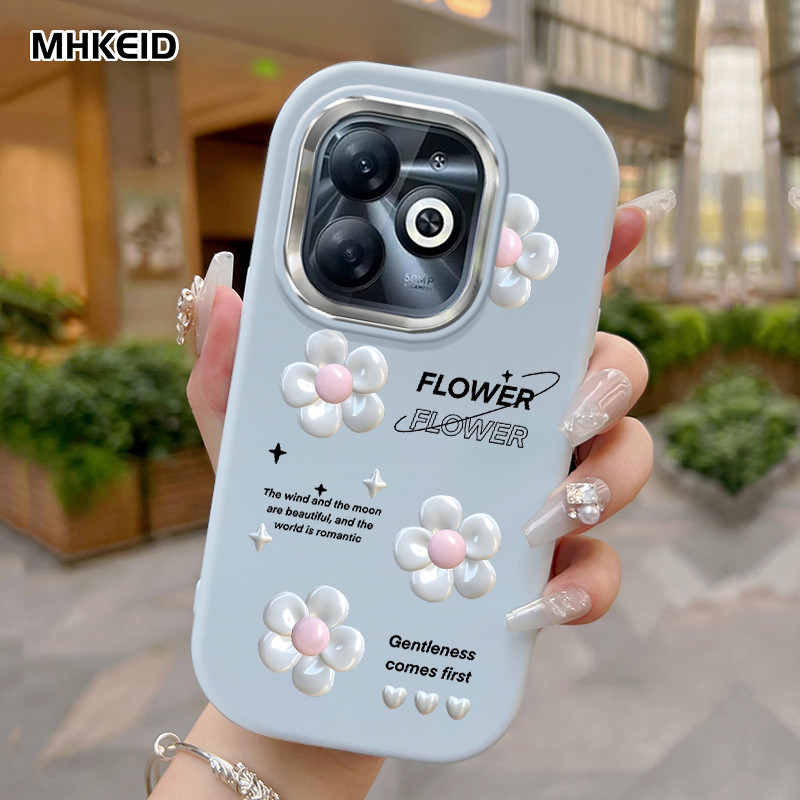 MHKEID Casing Hp Untuk Infinix Smart 8 Pro Smart 8 Plus Smart 8 HD Smart 7 Smart 7 HD Smart 6 Smart 