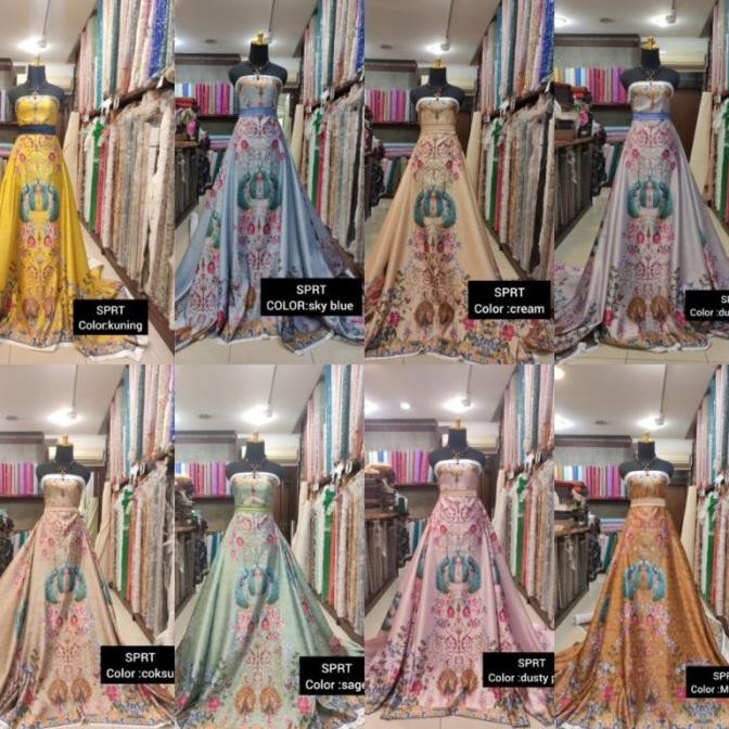 @@@@] Kain Cheongsam Chongsam Premium Valentino Bridal Varian