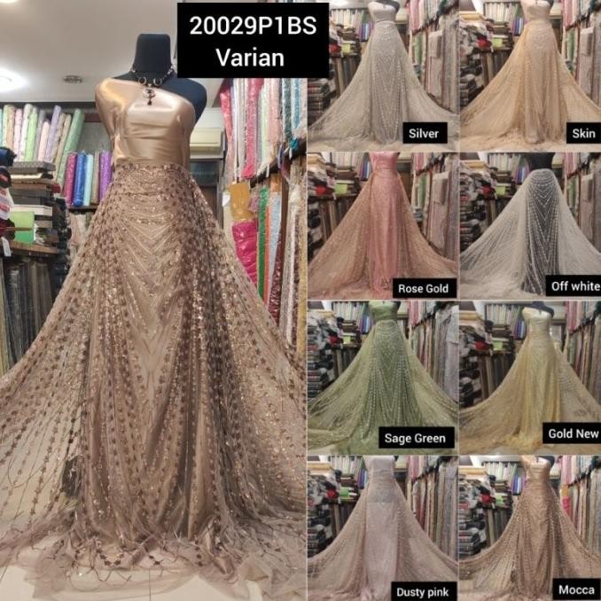 {{{{}}] Kain Dress Tile Zuhair Batu Payet Ivana Bridal Import Varian