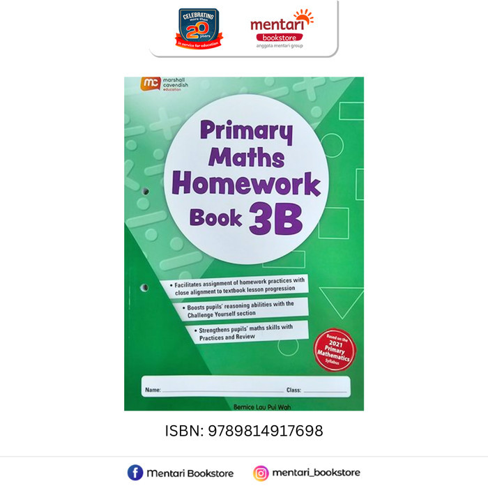 

PROMO! Marshall Cavendish Primary Maths Homework Book Buku SD