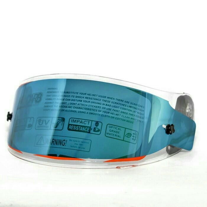 Paket Kaca Helem Flat Visor/Tear Off/Tear Off Post Kyt Rc-7/Kyt R10