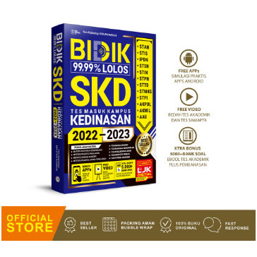 

New..!! Buku Terbaru Bidik 99,99% Lolos Skd Kedinasan 2022-2023