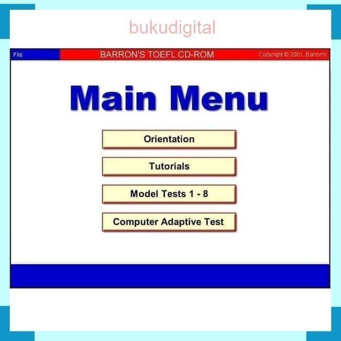 

Cuci Gudang..!! Software Barron'S Toefl 11Th Edition Barrons