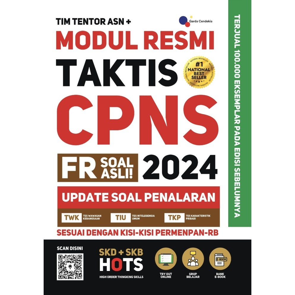 

Buku Tulis Buku Modul Resmi Taktis Cpns 2023 Terkini-Terupdate - Garda Cendekia