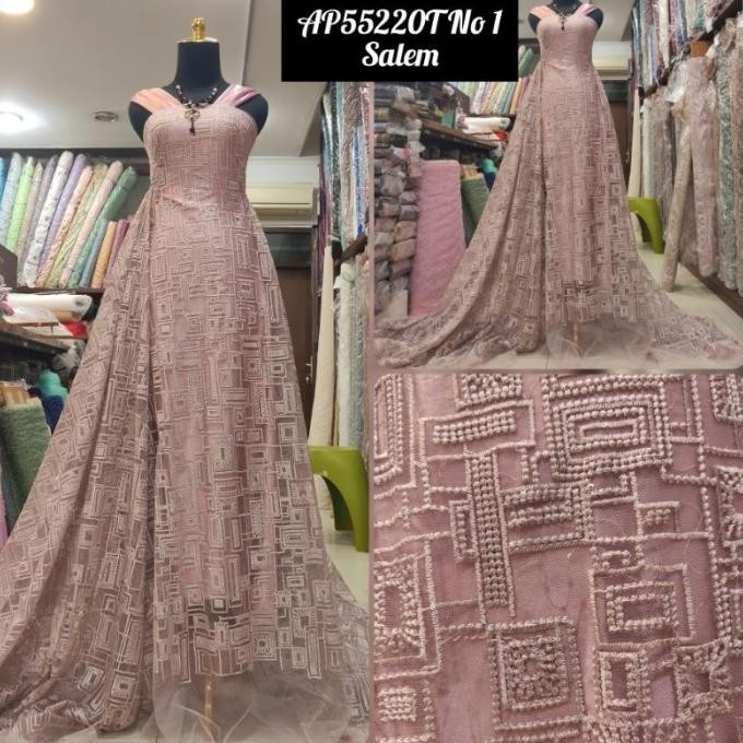 (:(:(:(] Kain Tile Brokat Sapto Geometris Abstrak AP55220T No 1 Salem